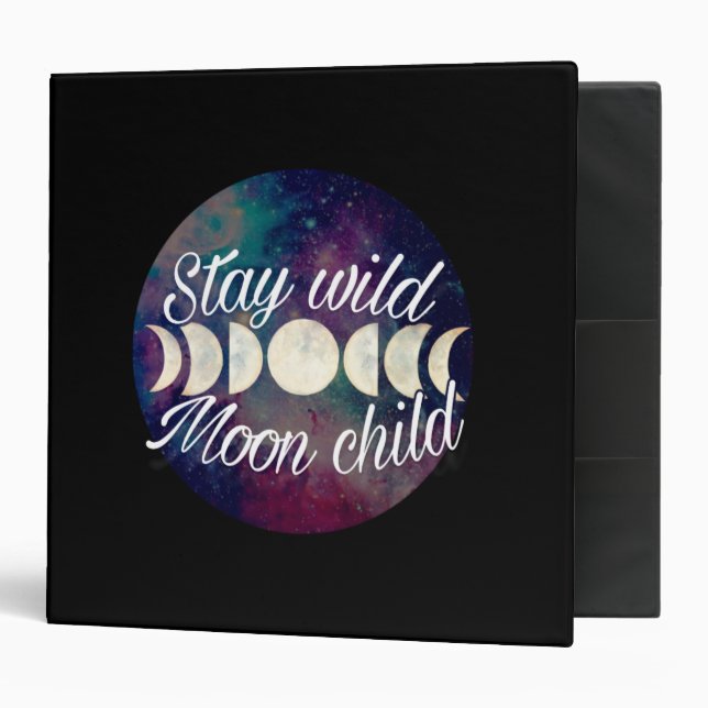 Stay Wild Moon Child badge product line GeminiMoon Binder (Front/Inside)
