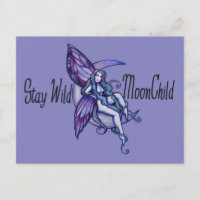 Stay Wild MoonChild Moon Child Fairy Purple