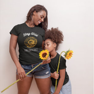 Stay Wild Sunflower Child  T-Shirt