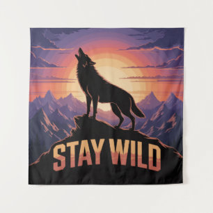 Stay Wild Tapestry