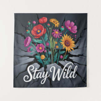 Stay Wild Tapestry