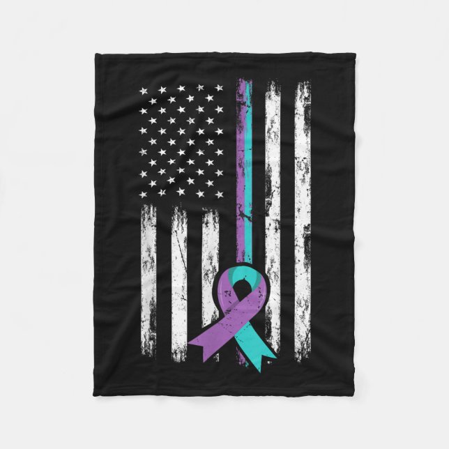 Stay Your Life S Suicide Prevention Awareness  Fleece Blanket (Front)