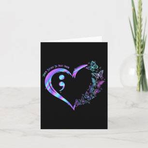 Stay Your Story Is Not Over Suicide Prevention Awa Card