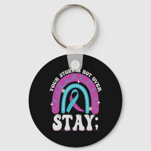 Stay Your Story Is Not Over Suicide Prevention Awa Keychain