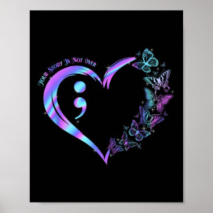Stay Your Story Is Not Over Suicide Prevention Awa Poster