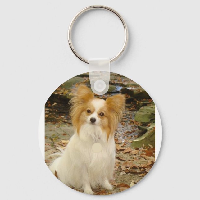 Staying Papillon.png Keychain (Front)