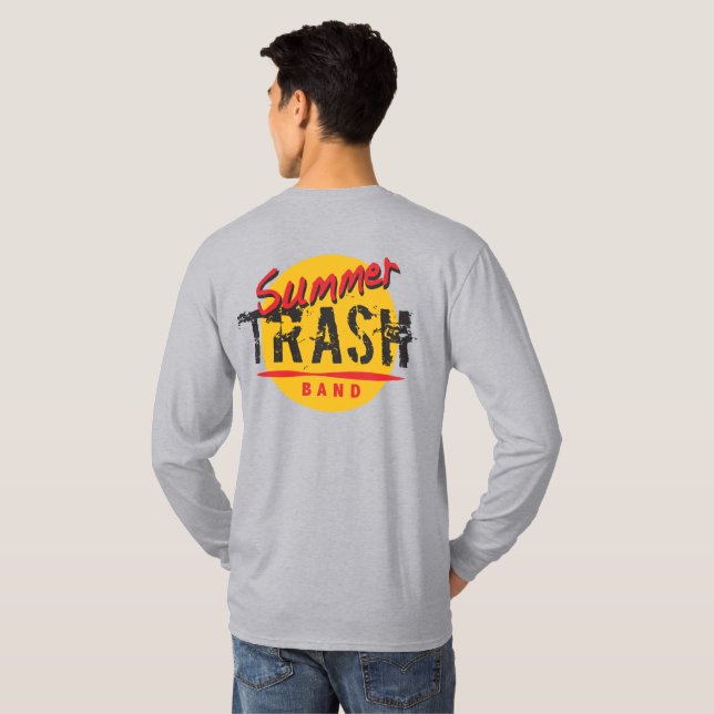 STB Sun Log on Back Men's Long Sleeve T-Shirt (Back Full)