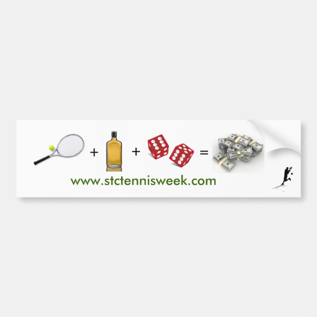 STC Tennis Week Bumper Sticker (Front)