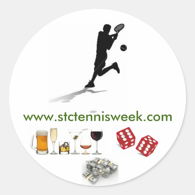 STC Tennis Week Stickers (Front)