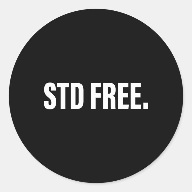 Std Free Classic Round Sticker (Front)