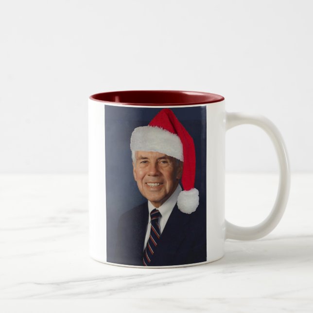 stdick, Jolly Ol' St. Dick says,"Yes, Virginia,... Two-Tone Coffee Mug (Right)
