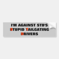 STD's Stupid Tailgating Drivers