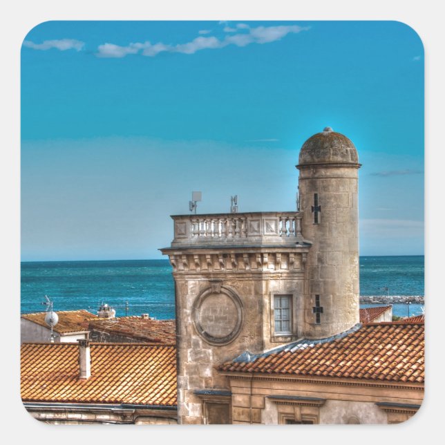 Ste Marie Camargue France Square Sticker (Front)