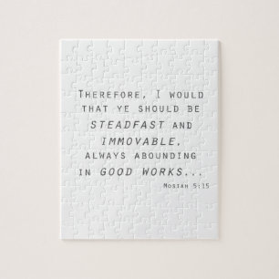 steadfast immovable mosiah lds scripture jigsaw puzzle
