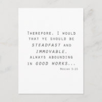 steadfast immovable mosiah lds scripture