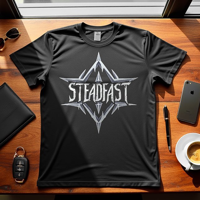 Steadfast - Motivational Design  T-Shirt (Creator Uploaded)