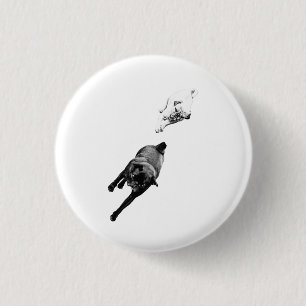 Steadfast, Photo Pup Badge 1 Inch Round Button