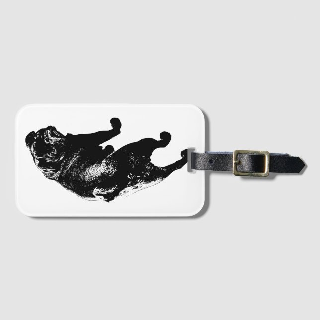 Steady Gaze, Happy Path Luggage Tag (Front Horizontal)