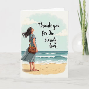 Steady Love Beach Scene Card