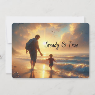 Steady & True Personalized Father’s Day Card