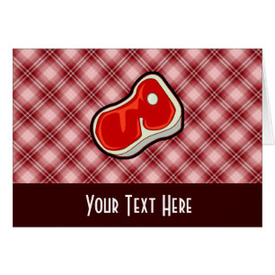 Steak de boucher rouge