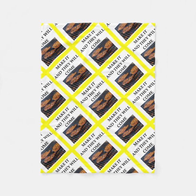 steak fleece blanket (Front)