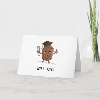 Steak Graduation Pun New Grad Punny Greeting Card