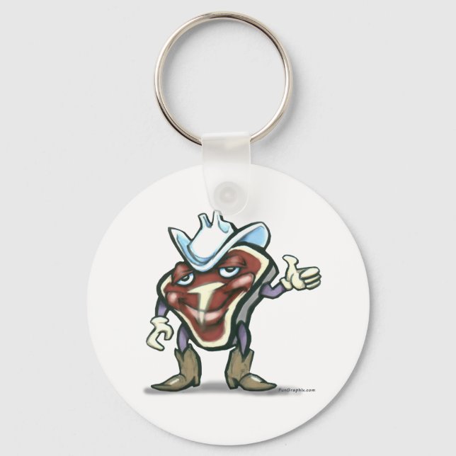 Steak Keychain (Front)