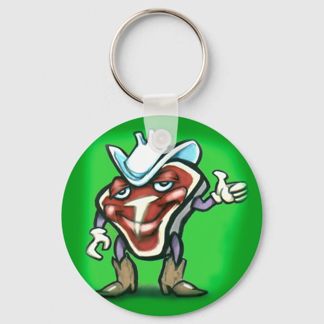 Steak Keychain (Front)