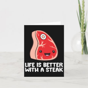Steak Lover Bbq Grilling Meat Life Is Better With  Card