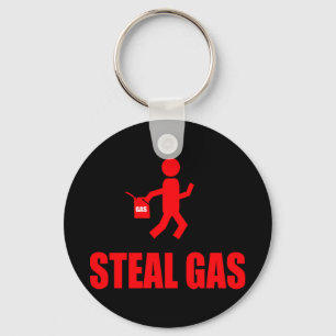 Steal Gas Keychain