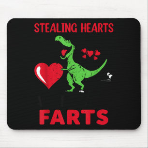 Stealing Hearts And Blasting Farts T Rex Cute Todd Mouse Pad