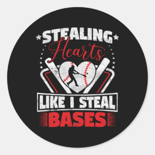 Stealing Hearts Like I Steal Ses Softll Sell Classic Round Sticker