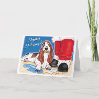 Stealing Santa's Cookies! Holiday Card