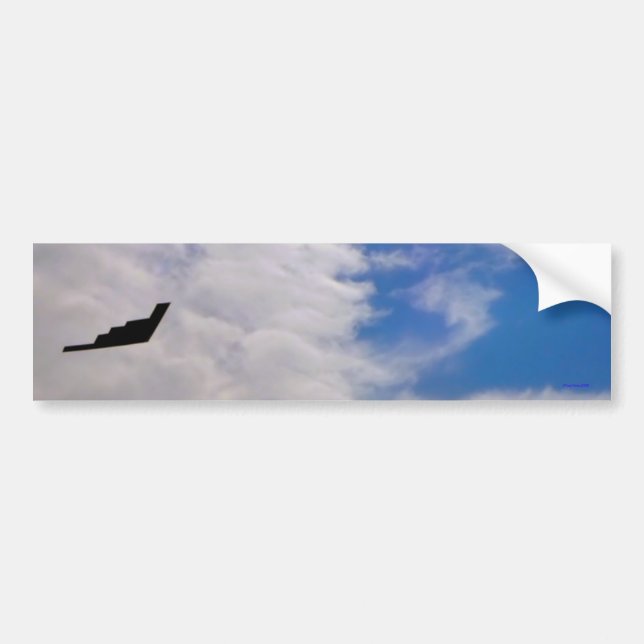 Stealth Bomber Bumper Sticker (Front)