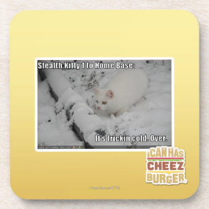 Stealth Kitty 1 Coaster