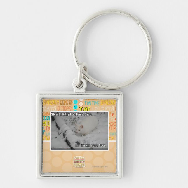 Stealth Kitty 1 Keychain (Front)