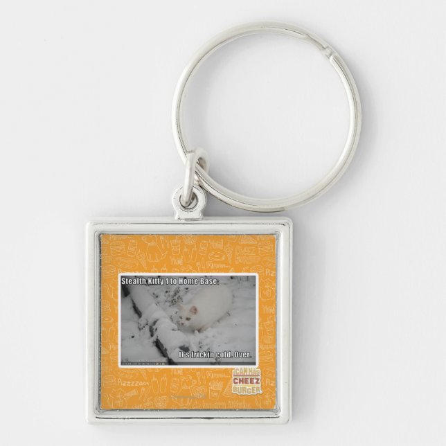 Stealth Kitty 1 Keychain (Front)