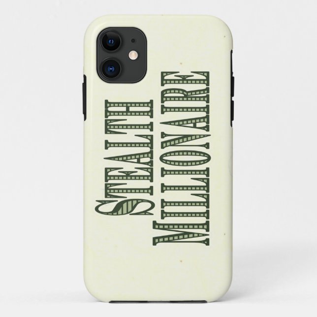 Stealth Millionaire Case-Mate iPhone Case (Back)