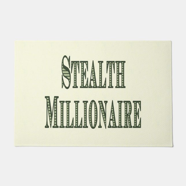 Stealth Millionaire Doormat (Front)