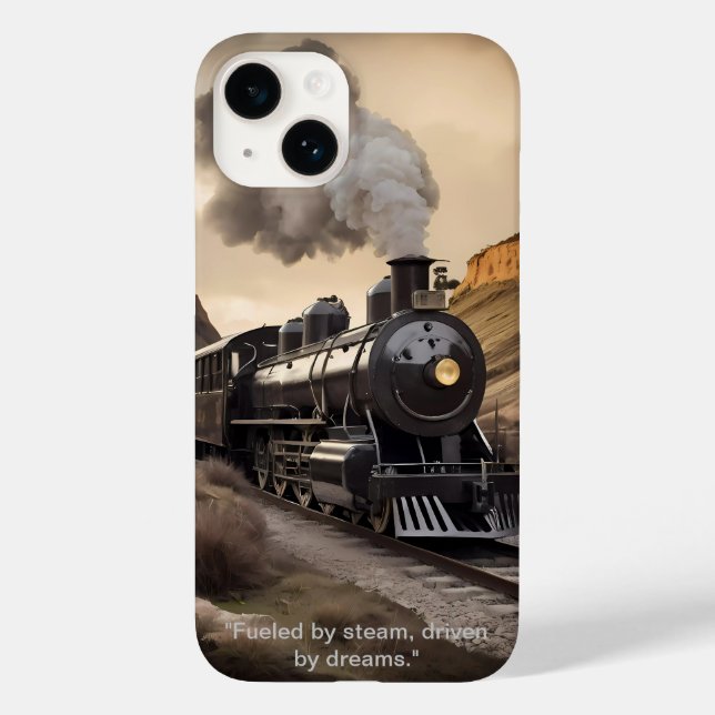 Steam ahead into new horizons. Case-Mate iPhone case (Back)