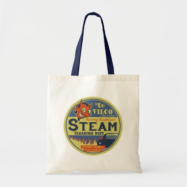 Steam Cleaning Mist Tote Bag (Front)