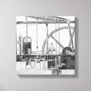 Steam Engine Canvas Print