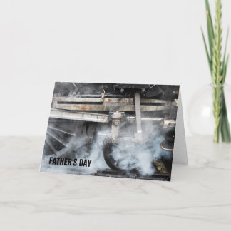 Steam Engine Father's Day Card