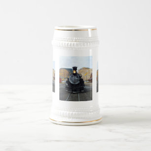 Steam engine in Silverton Beer Stein