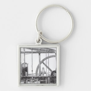Steam Engine Keychain