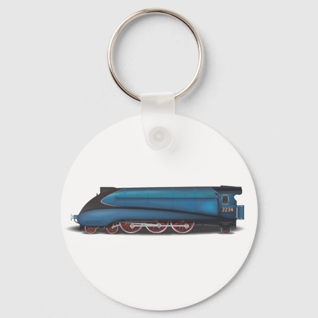 Steam Engine Keychain (Front)