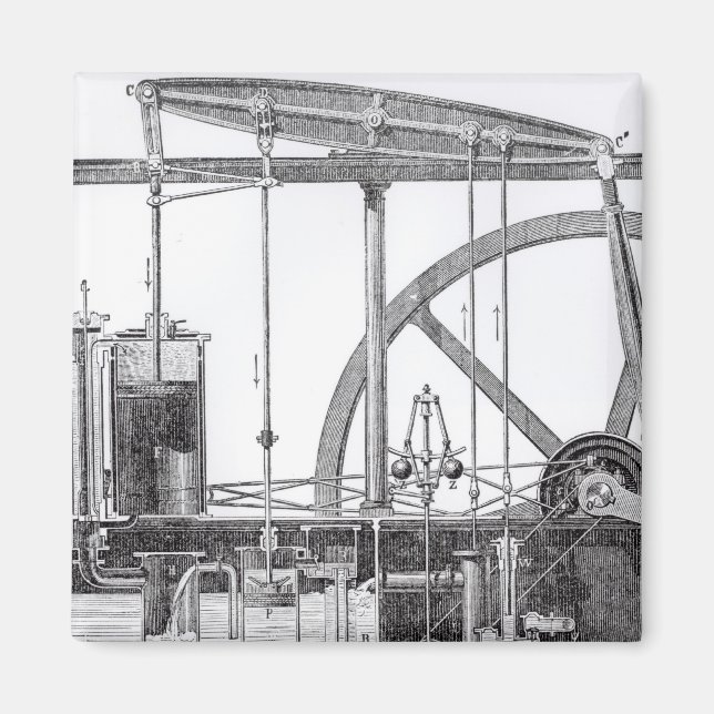 Steam Engine Magnet (Front)