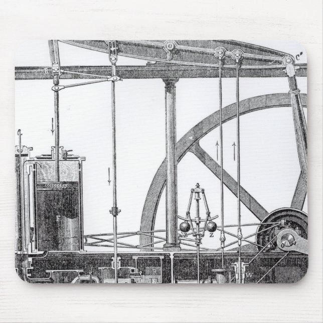 Steam Engine Mouse Pad (Front)