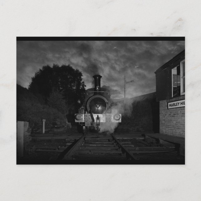 Steam Engine Postcard (Front)